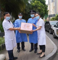 抗疫凉茶“喝”护健康——成都市中西医结合医院为一线抗疫人员派送凉茶